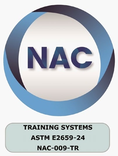 NAC Seal – Training Systems ASTM E2659-24 NAC-009-TR